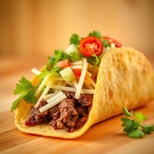 Beef taco